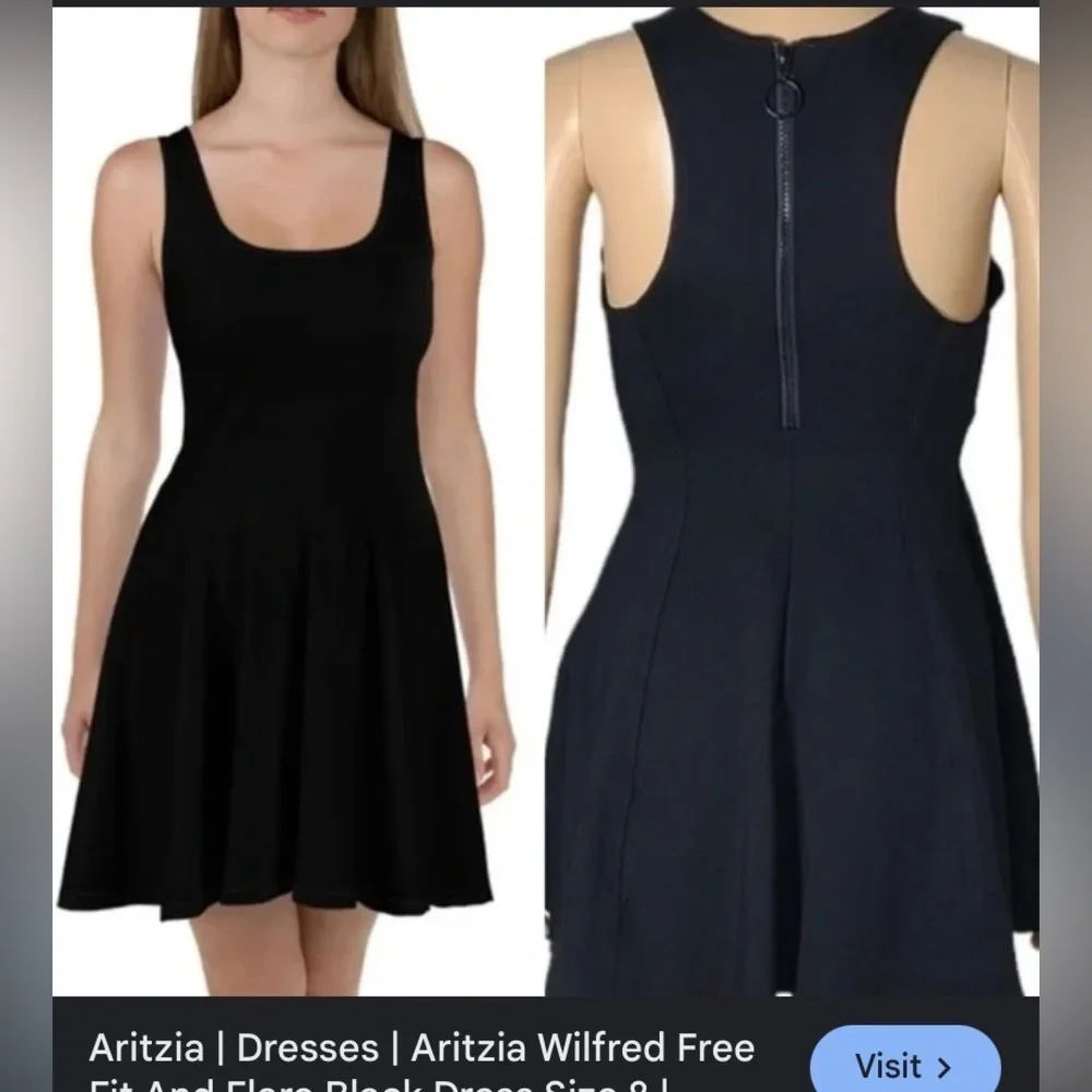 Aritzia Wilfred Free Fit And Flare whimsigoth fringe Size 8 - Picture 1 of 8